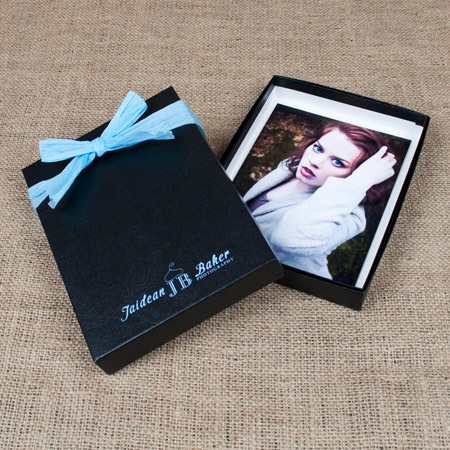 5x7x1" Glossy Black Box - Full case of 50